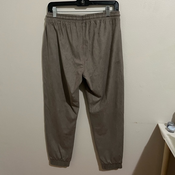 NWT Zara Suede Joggers - Picture 4 of 5